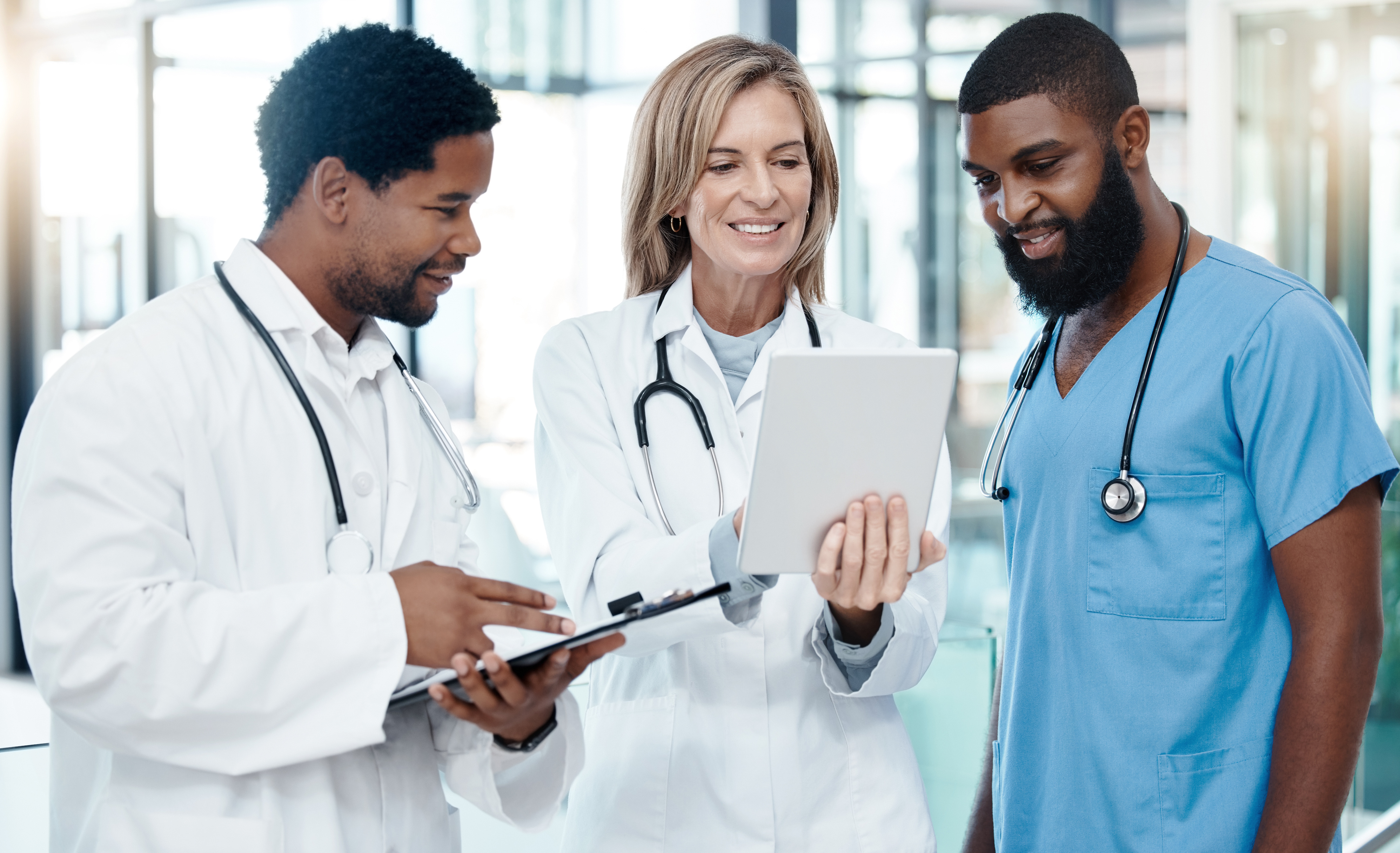 Healthcare professionals using the Althea agents and copilot for better managing patients.
